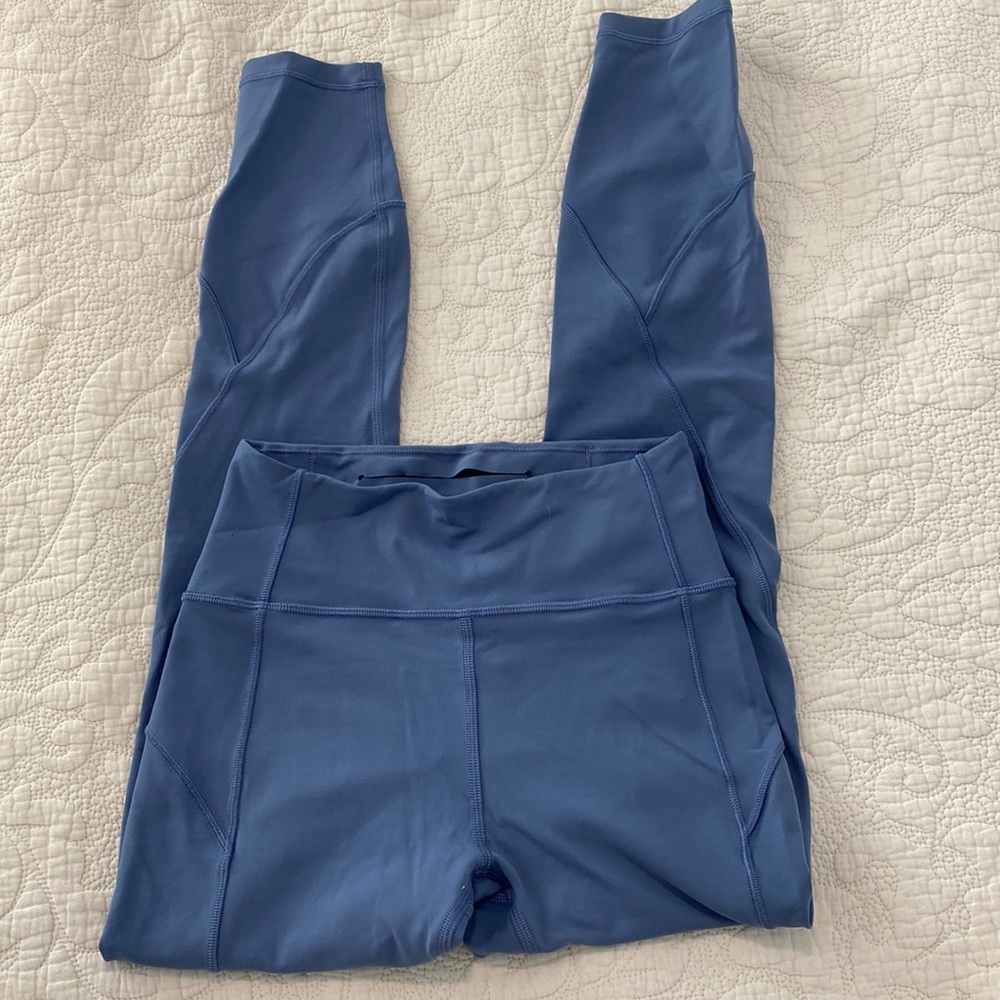 Blue Lululemon leggings
